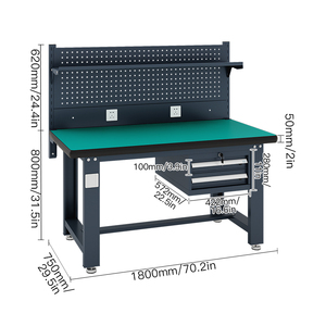 Mesa DE TRABAJO antiestática para inspección y reparación de montaje, Banco limpio para línea de montaje y operación de taller, muebles de laboratorio - Product Image 2