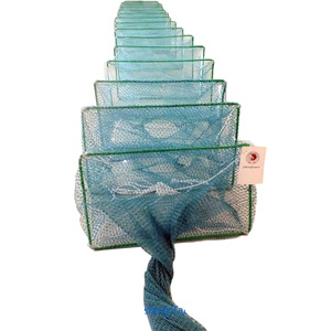 Vente en gros de pièges pliants <span class=keywords><strong>pour</strong></span> poissons et crabes Filets de pêche en nylon <span class=keywords><strong>pour</strong></span> écrevisses Piège à poissons pliant - Product Image 4