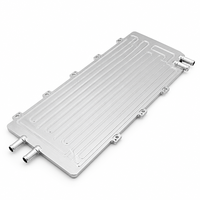 Plaque de refroidissement de batterie, plaque de refroidissement liquide, plaque froide en aluminium brasé pour la gestion thermique des batteries de véhicules électriques et le stockage d'énergie
