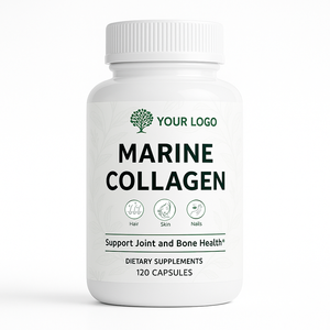 Collagène <span class=keywords><strong>marin</strong></span> dérivé du poisson pour adultes, capsules à succès, <span class=keywords><strong>bienfaits</strong></span> pour la beauté, sans sucre, complément sportif, certifié ISO - Product Image 1