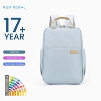 Sac à dos pour ordinateur portable étudiant moderne, imperméable, en tissu Oxford, couleur personnalisée, léger, avec fermeture éclair, grande capacité