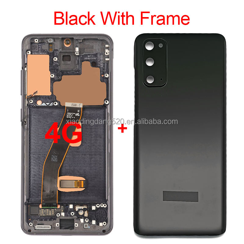 S20 4G Orginal Black With Frame+Back Cover