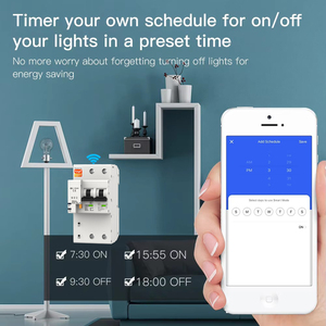Interruptor de Circuito en Miniatura Wifi con Medidor de Energía, Compatible con Alexa, <span class=keywords><strong>Google</strong></span> Home y Tuya, para Riel DIN - Product Image 5
