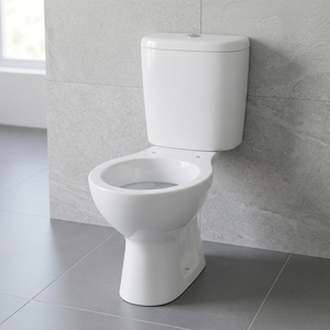 WC en céramique de première qualité avec siphon en P italien, deux pièces, avec abattant et accessoires, fabriqué en Inde - Product Image 6