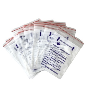 Paquete pequeño de píldora autosellante sellada Ldpe de alta calidad, bolsa de Medicina de plástico dispensadora conveniente - Product Image 2