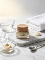 Mini Crème Contour des Yeux Anti-Cernes et Anti-Poches Texture Légère Améliore la Pénétration du Sérum avec une Sensation Aqueuse Rafraîchissante