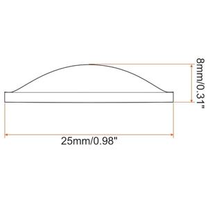 अनुकूलन योग्य 10 मिमी 20 मिमी 25 मिमी 30 मिमी एक्रिलिक कॉन्टेक्स लेंस चुंबक निर्माता प्रत्यक्ष - Product Image 2