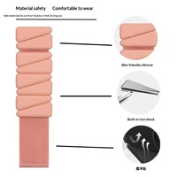 INDEPANDIA Poids de poignet et de cheville réglables en silicone pour femme, 2 lb, imprimé léopard, pour Pilates, Yoga, Marche, Barre, Entraînement à domicile, Fitness