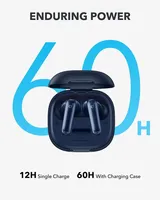 Écouteurs Anker Soundcore P40i TWS, réduction de bruit adaptative, charge rapide, basses profondes, son stéréo, étanches IPX5, pour le jeu et le sport
