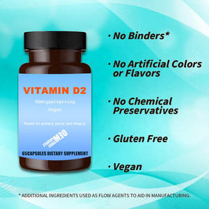 Cápsulas Veganas de Vitamina D2 2000 UI OEM/ODM, Apoya la Salud de los Huesos y el Sistema Inmunitario - Product Image 2