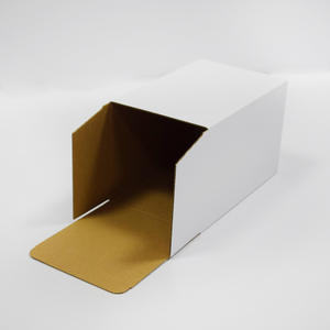 Boîtes d'expédition en carton ondulé blanc 3 plis 5 plis à fond verrouillable - Boîtes en carton blanc uni pour la logistique e-commerce - Product Image 2