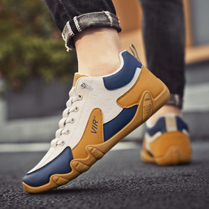 Chaussures de mode pour hommes, style pilote, décontractées, à lacets, avec doublure en maille, semelle intérieure en EVA, printemps-automne, antidérapantes, respirantes, pour la conduite, vente en gros - Product Image 4