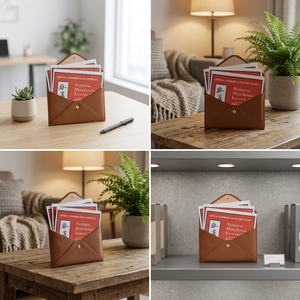 Estuche para Tarjetas de Juego, Tarjetas de Puntuación, Boletos, Estuche de Almacenamiento Portátil, Bolsa de Cuero PU para Mahjong, Accesorios de Entretenimiento para Fiestas - Product Image 4