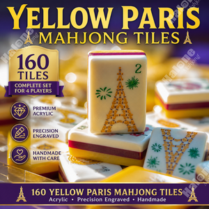 Set Mahjong Americano, Design Moderno di Alta Gamma, Set Mahjong La <span class=keywords><strong>Vie</strong></span> En Mahj per 4 Giocatori |   Set di Mahjong di Lusso |   Casa Ma Xiang - Product Image 2