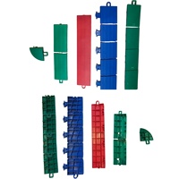 Nouveau revêtement de sol intérieur en plastique innovant Bordure de carrelage et pose de carrelage suspendu en coin