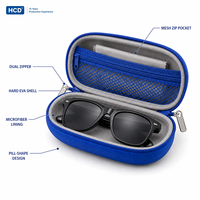 Étui de rangement pour lunettes EVA - Protection multi-usages pour lunettes, design antichoc pour les situations quotidiennes/extérieures/de voyage