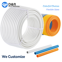 Système de plomberie personnalisé D & R 4 "diamètre 12 ~ 16mm 1216 tuyau composite flexible de système de chauffage par le sol PEX-AL-PEX pour l'eau chaude et froide