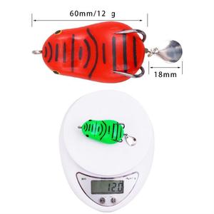 Leurre de pêche artificiel souple pour la pêche à la traîne, imitation grenouille, 6cm/12g - Product Image 3