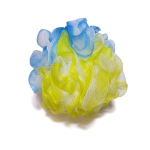 Spugna da bagno morbida bicolore con Logo personalizzato spugna esfoliante per doccia esfoliante per la pelle - Product Image 5