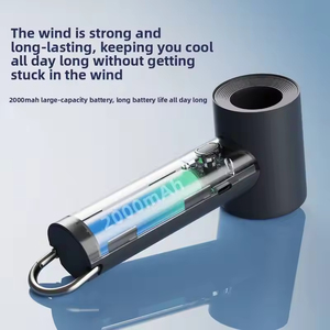 Super 20000r/s Mini Portable Handy Battery Fan Rechargeable High Speed Handheld Electric Fan 2000mah Brushless Motor - Product Image 4