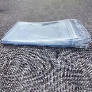 No Minimum Waterproof Pvc Clear <b>Plastic</b> Holder for Id Staff Badge Soft Card <b>Pocket</b> Sleeve - Product Image 3