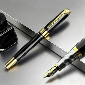 High End Luxury Metal Fountain <b>Pen</b> with Custom Logo 0.5 mm Writing Width Custom Student Team-building Corporate Promotion <b>Pens</b> - Product Image 2