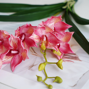 Arreglo de Orquídeas Artificiales de Seda Magpie, Alta Simulación, Decoración para Bodas y Hogar - Product Image 3