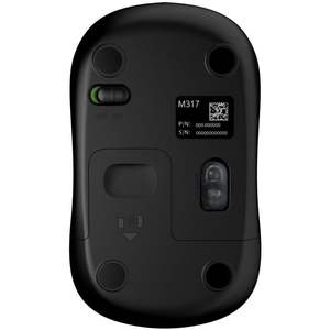 Ratón Inalámbrico M317 de 2.4 Ghz con Seguimiento Óptico de 1000 Dpi, Receptor USB, Diseño para Diestros, 3 Botones, para PC y Mac - Product Image 4