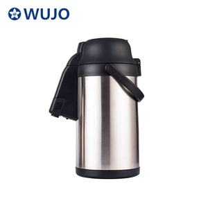 Dispenser a Pompa WUJO Grande, Thermos in Acciaio Inox 304 a Doppia Parete per Acqua Calda, Tè e Caffè - Product Image 1