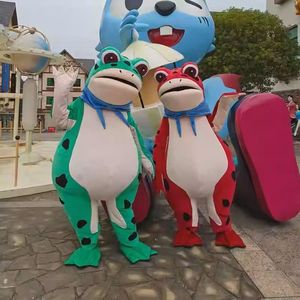 Fantasia de Natal de Pelúcia Unissex para Adultos com Material EVA e Acessório de Capacete - Mascote Sapo Solitário para Uso em Festas - Product Image 3