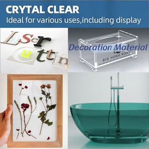 Plaque d'impression flexo en acrylique transparent flexible personnalisée en PMMA coulé, grande taille 2 mm 3 mm 2mX3m, haute résistance à la température - Product Image 4