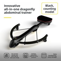 Appareil d'exercice abdominal pliable Dragonfly Indoor à rebond automatique pour amincir et sculpter le ventre, brûler les graisses