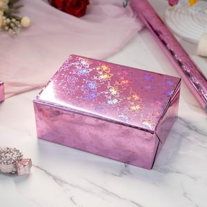 Papier cadeau effet métal laser coloré, motif papillon, idéal pour la Saint-Valentin, les mariages, la fête des mères, les baby showers - Product Image 2