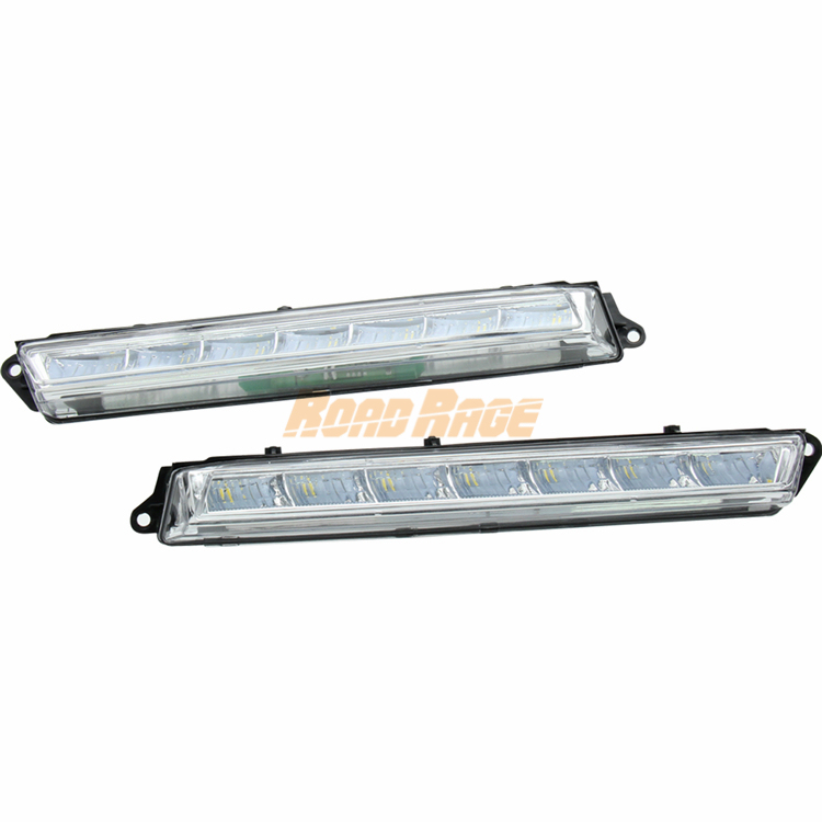 Pair RH+ LH LED Daytime Running Light Fog Lamp For Mercedes X164 X166