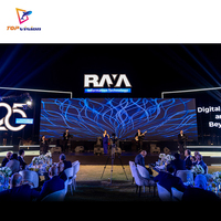 Pantalla LED Flexible para Alquiler en Interiores TOPvision P3.91, Kit de Señalización Digital, Panel Portátil para Escenarios