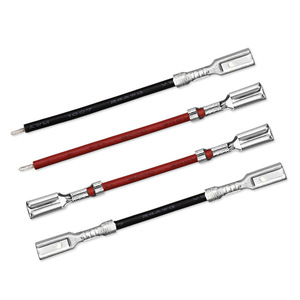 JFS 24AWG Red And Black Wire 600mm Straight Plug Connector For EV Controller Replacement - Product Image 1