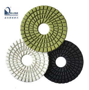 Tampons de polissage diamant de 10 pouces pour sol en quartz de marbre de granit Utilisation humide Tampons de polissage diamant de 250mm - Product Image 4