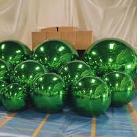Expédition rapide, ballon gonflable métallique, décoration de fête de Noël, ballon miroir, ballon métallique brillant, ballons gonflables géants