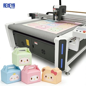 เครื่องตัดดิจิตอลแบบราบ REMEYA สำหรับแผ่น KT และกระดาษแข็ง พร้อมเครื่องมือตัดแบบ V และเครื่องตัดแบบรับรู้ร่องอัตโนมัติ - Product Image 1
