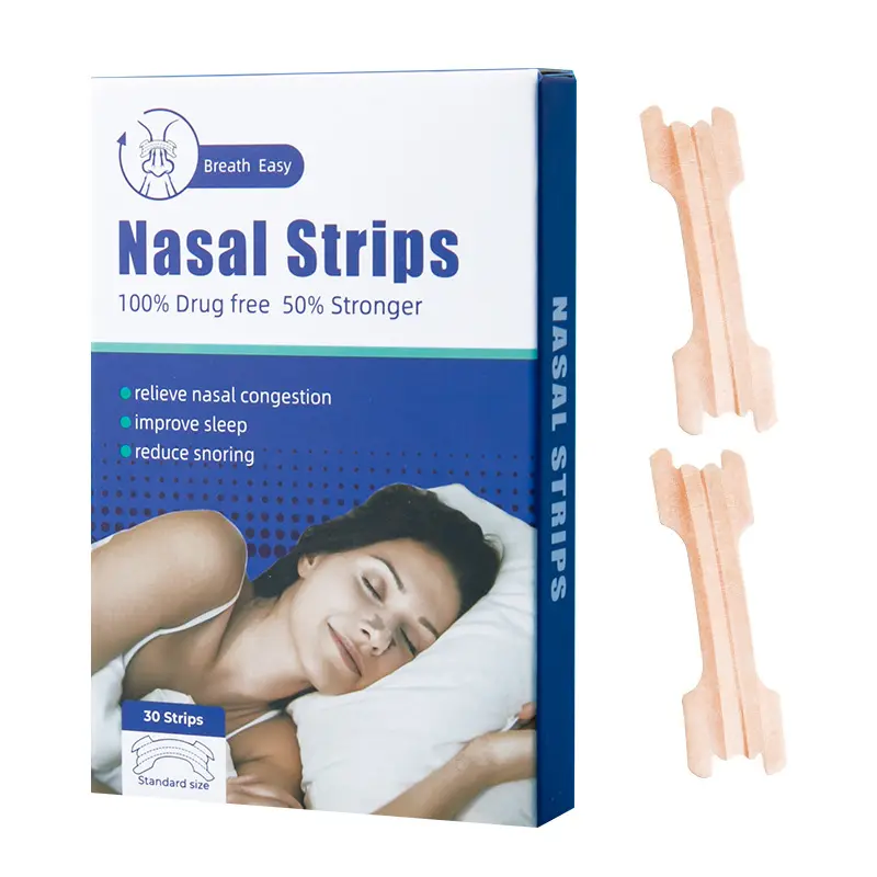 Ovand085 Customized Anti Snoring Sleep Strips Comfortable Mouth Tape With For Sleeping Latex Breath Nasal Strips