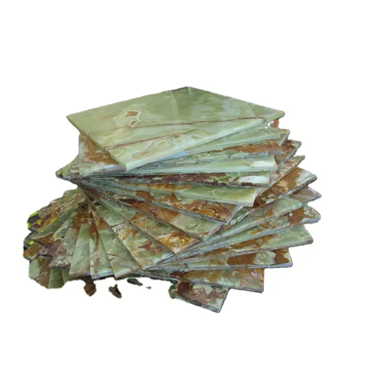 Platte Vase Onyx Marmor Stein Grün Dolomit Poliert Cut-zu-größe