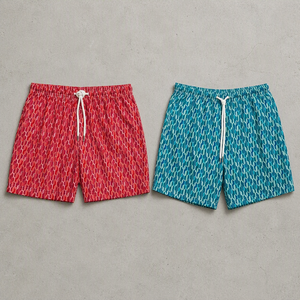 Shorts de Playa y Surf de Secado Rápido <span class=keywords><strong>para</strong></span> Hombre, Fabricados con Nylon 100% Reciclado, de Alta Calidad, con Estampado Personalizado, de Lujo - Product Image 1