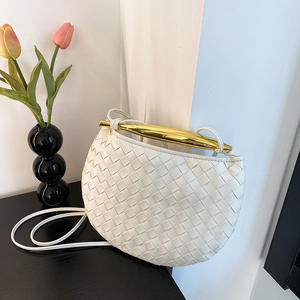 Borsa da donna di moda personalizzabile borsa Messenger in tessuto di <span class=keywords><strong>squalo</strong></span> <span class=keywords><strong>con</strong></span> manico in metallo collocazione quotidiana - Product Image 5