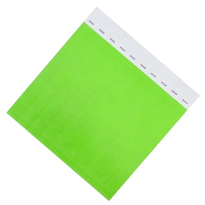 Promotion Colorful Paper Wristbands 19x250mm Waterproof Tearproof Eco-Friendly Disposable Digital Printing Wrist Straps Parties