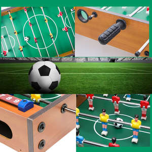 Juego de fútbol pequeño juego de mesa de futbolín divertido Mini futbolín para niños mesa de madera personalizada Unisex madera de ingeniería - Product Image 5