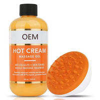 Crème d'huile de massage brûle-graisse à marque privée pour femmes, soin corporel spa