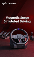 Volant de simulation de course avec pédales et levier de vitesses PXN V9 GEN2, vibrations, pour PC/PS3/PS4/PS5/Xbox One, accessoires de jeu