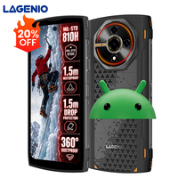 Smartphone robuste LAGENIO Panther2 Pro pour les entreprises, 24+256 Go, ultra-fin, IP68 IP69K MIL-STD-810H, téléphone robuste, vente en gros en usine