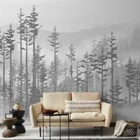 Papier peint mural auto-adhésif moderne en PVC imperméable, papier peint décoratif pour la maison, vente en gros d'usine