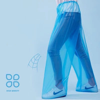 Yun Single-Person PE Kunststoff Einweg Regen hose Langlebiger Regenschutz für Reisen One Size Regen für Poncho Style für